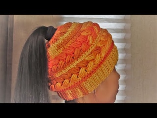 Crochet a hat - Lyza's Ponytail Hat Part 1