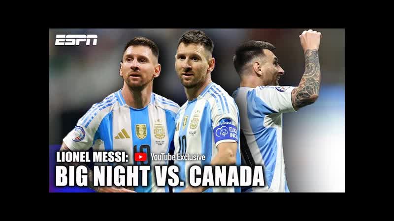 Lionel Messi s BIG NIGHT vs. Canada Magical night at Rickwood Field, Sports Center YT