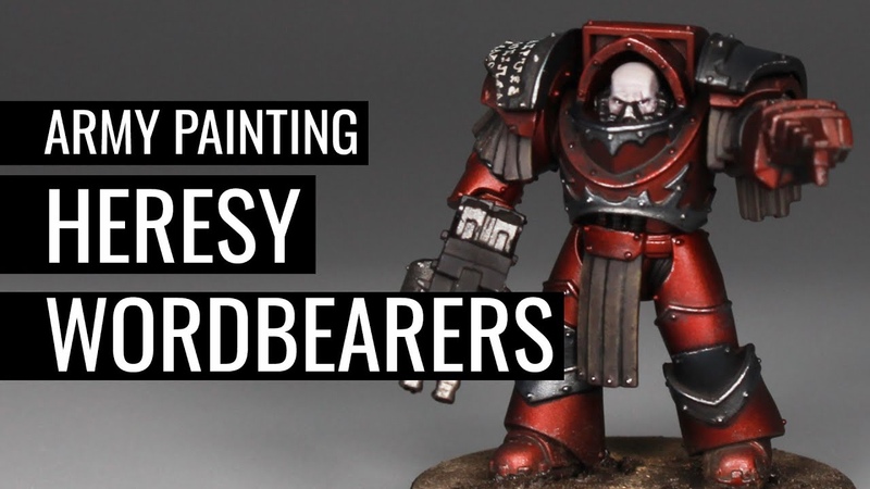 How to Paint WORDBEARERS, WARHAMMER: THE HORUS HERESY, Space