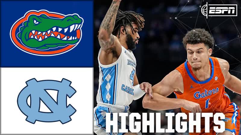 Florida Gators vs. North Carolina Tar Heels, Full Game Highlights, ESPN College