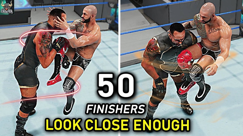 Top 50 Finishers Look So Familiar ( Almost The Same) WWE 2 K22