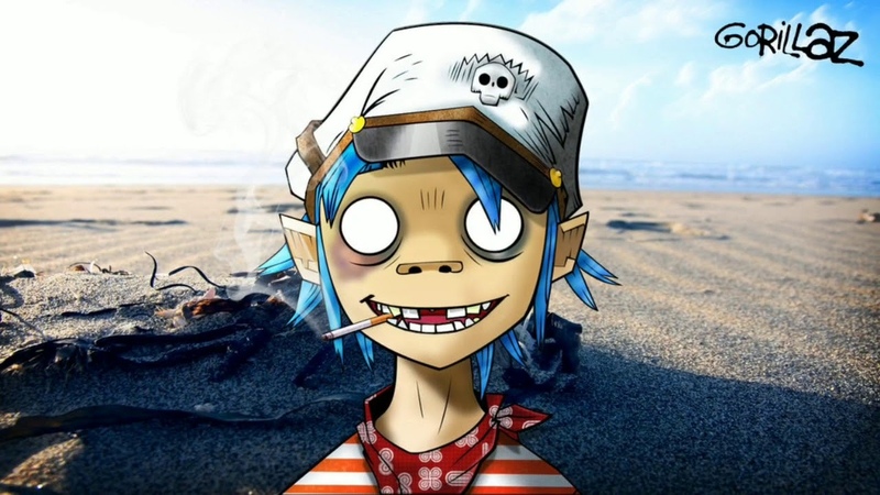 ASMR: 2 D From The Gorillaz Sucks Your Toes on The