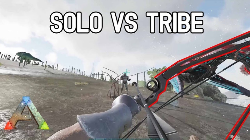 Fighting a tribe SOLO (1 v 5) ARK Small