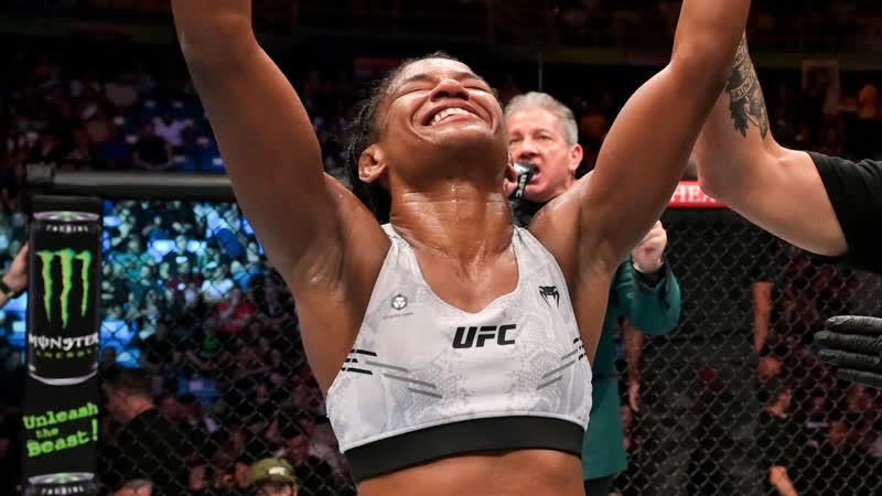Angela Hill Octagon Interview, UFC São