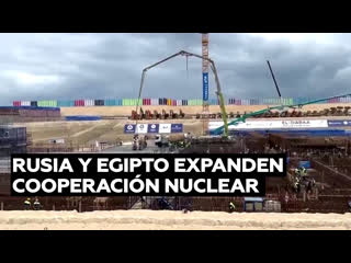 Putin y Al Sisi inauguran una nueva fase de la construccin de la central nuclear egipcia El Dabaa