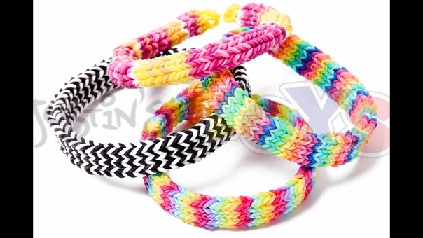 FLEXAFISH Flat Hexafish Rainbow Loom Bracelet Tutorial on One