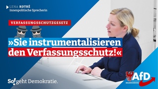 Koalition ermchtigt Verfassungsschutz: In Zukunft kann jeder bespitzelt werden!