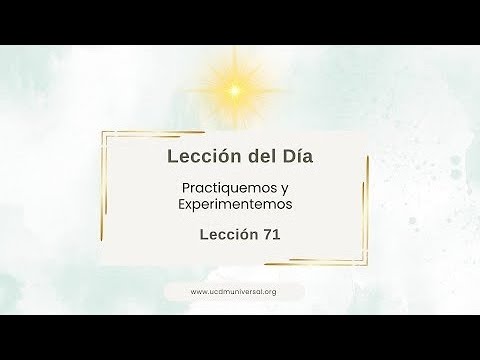 Un Curso de Milagros Lección 71 Madelyne y