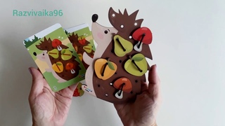 Шнуровка ежик от Raduga Kids