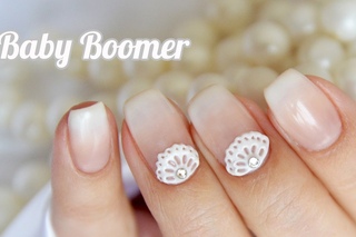 Маникюр Бэби Бумер (френч градиент Baby Boomer)