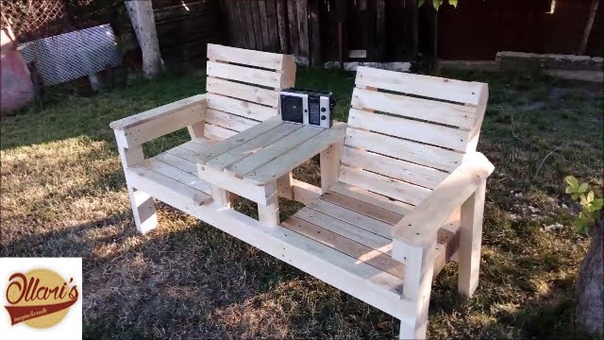 Double Chair Bench with