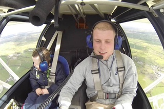 Robbie first flight (William Syndrome)