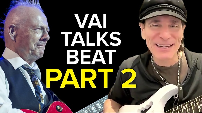 Vai talks Belew, Bruford, Levin, Carey, and Fripp ( Part 2 BEAT King Crimson