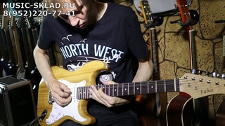 Обзор Электрогитары Fender Style Stratocaster  Fabio St 100 NA