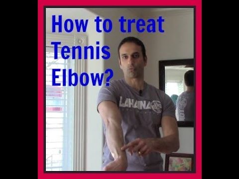 How to treat Tennis elbow Eccentric exercises and trigger point