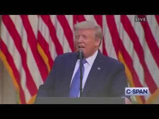 Обращение Трампа к нации.