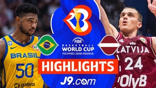 Latvia 🇱🇻 Dominates Brazil 🇧🇷 and Secures Spot in Quarter-Finals! | J9 Highlights | #FIBAWC 2023