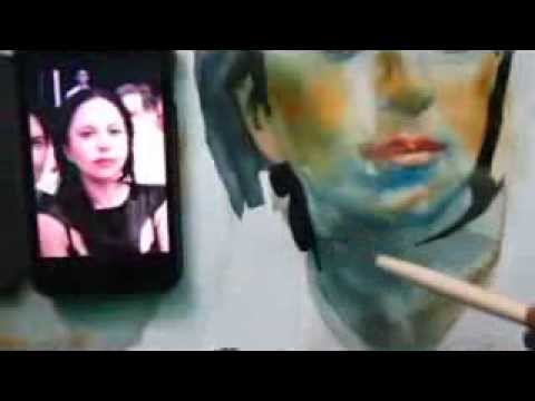Lady Gaga Marina Abramović, Speed Painting
