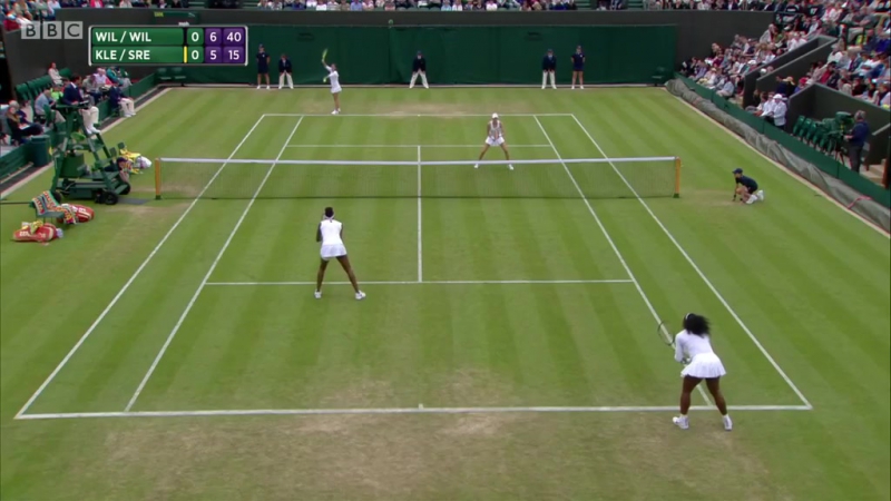 Serena Williams Venus Williams vs Andreja Klepac Katarina Srebotnik (2016 Wimbledon 1st