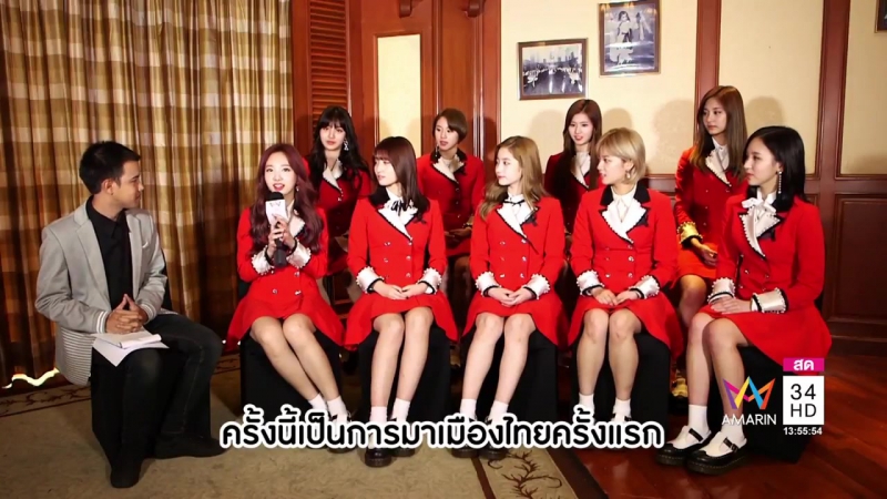 170410 Интервью Twice для APOP บ นเท ง