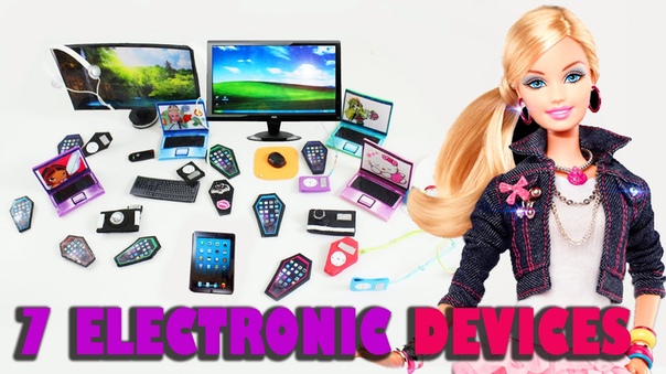 How to make 7 personal electronics for your dolls Doll