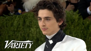 Timothe Chalamet Arrives at the 2021 Met Gala