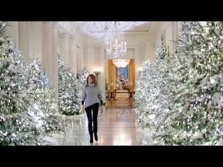 Compare Melania Trump to Michelle Obama's White House Christmas decor