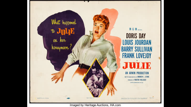 Julie (1956) 1080p Doris Day, Louis Jourdan, Barry
