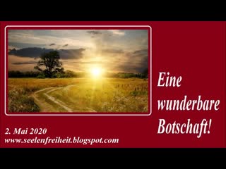 Eine wunderbare Botschaft - wir sind auf einem guten Weg!