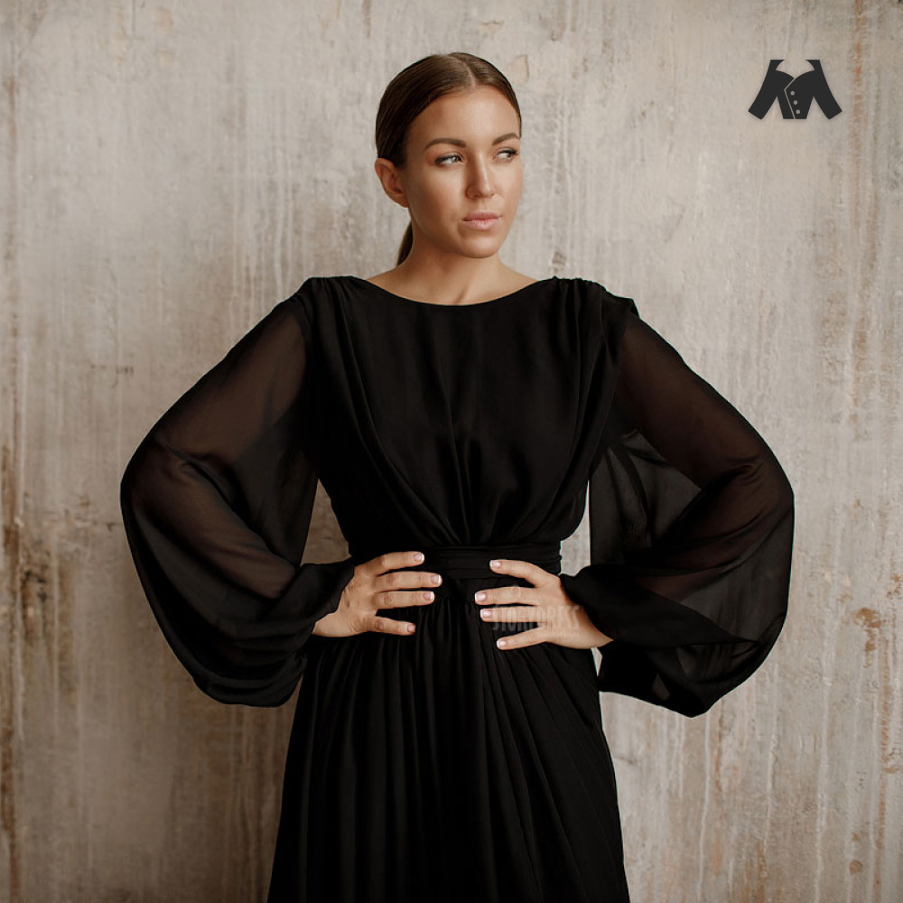 Черное Вечернее Платье Москва фото 23