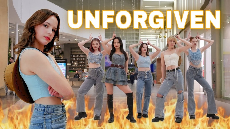 K POP IN PUBLIC LE SSERAFIM INTRO + UNFORGIVEN, ONE TAKE DANCE COVER by