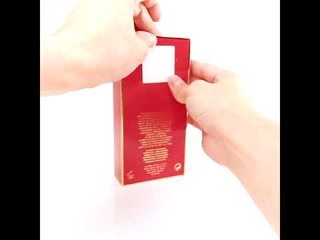 Как наклеивать антикражную радиочастотную этикетку на товар (RF Labels квадратная белая)