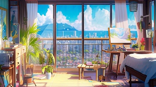 Feelin' Real Beachy  Summer Beach Vibes  Summer lofi songs to start your new day