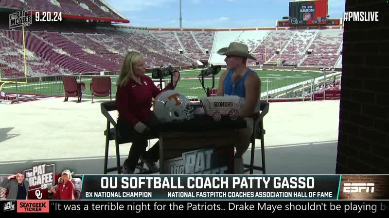 Oklahoma Softball HC Patty Gasso on the OU DYNASTY, LHP Kelly Maxwell more , The Pat Mc Afee