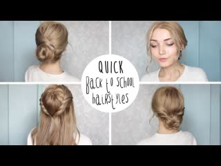 Easy Cute Back To School Hairstyles