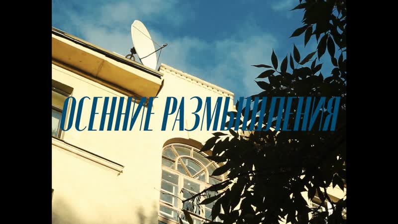 Осенние размышления, VLOG,