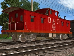 B&O Center Cupola Caboose 2222