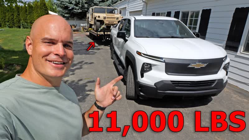 The Chevy EV tows TWICE as far as the