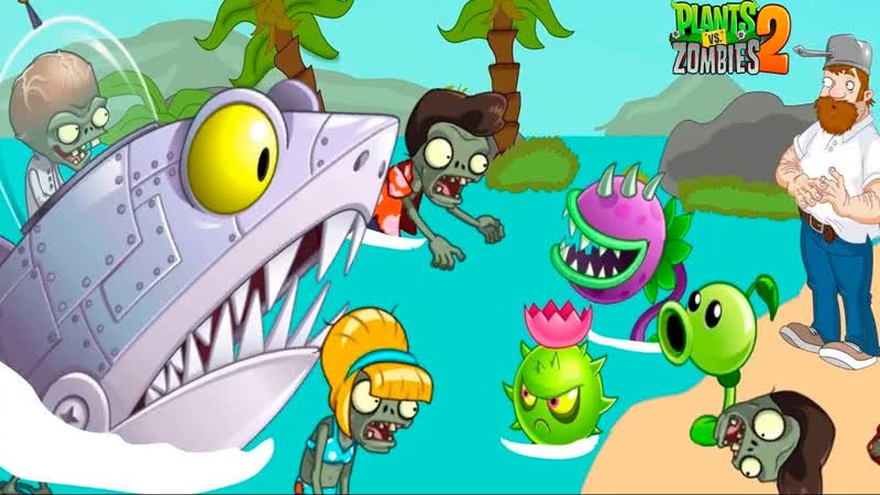 Plants vs. Zombies 2, 39 ПЛЯЖ ОСТАЛСЯ